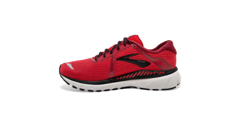 Brooks Adrenaline GTS 20 Road Running Shoe - Mens, Red/Black/Grey, Medium, 7.0, 1103071D617.070