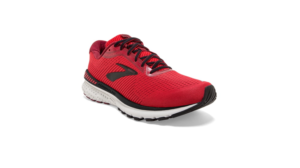 Brooks Adrenaline GTS 20 Road Running Shoe - Mens, Red/Black/Grey, Medium, 7.0, 1103071D617.070