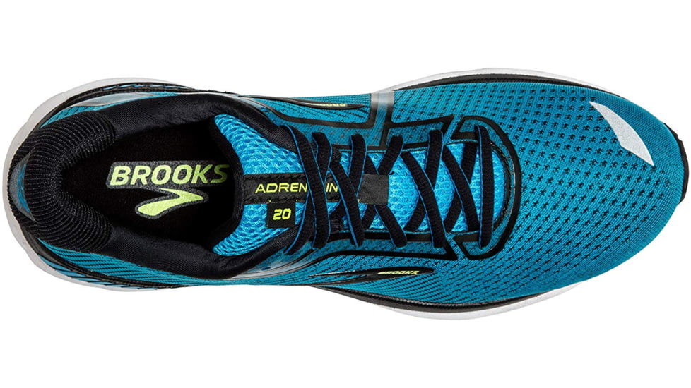 Brooks Adrenaline GTS 20 - Mens, Blue/Black/Nightlife, Medium, 9.0, 1103071D456.090