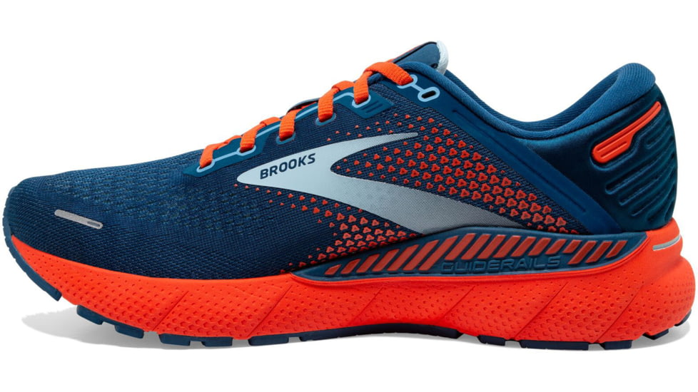 Brooks Adrenaline GTS 22 Running Shoes - Mens, Blue/Light Blue/Orange, 10.0, 1103661D404.100