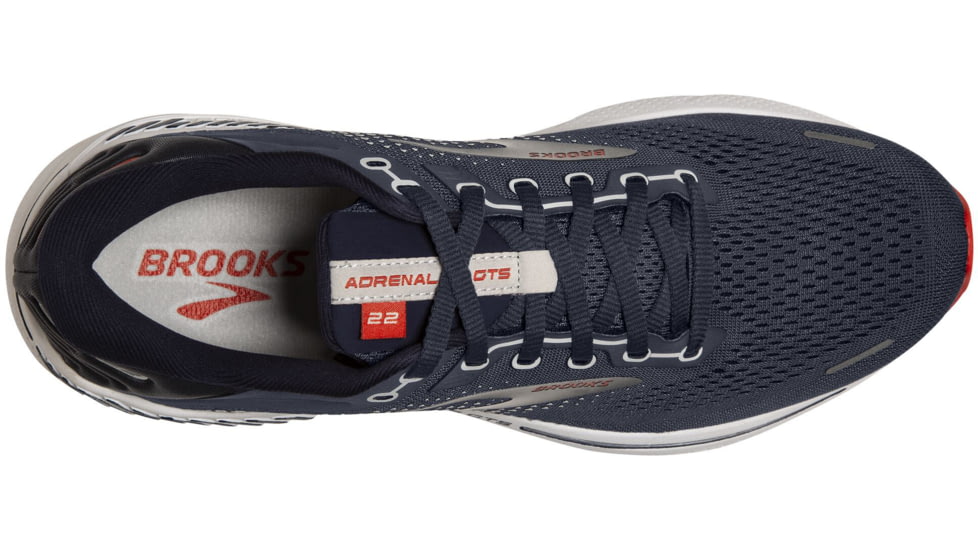 Brooks Adrenaline GTS 22 Running Shoes - Mens, Medium, Peacoat/India Ink/Grenadine, 8.5, 1103661D435.085