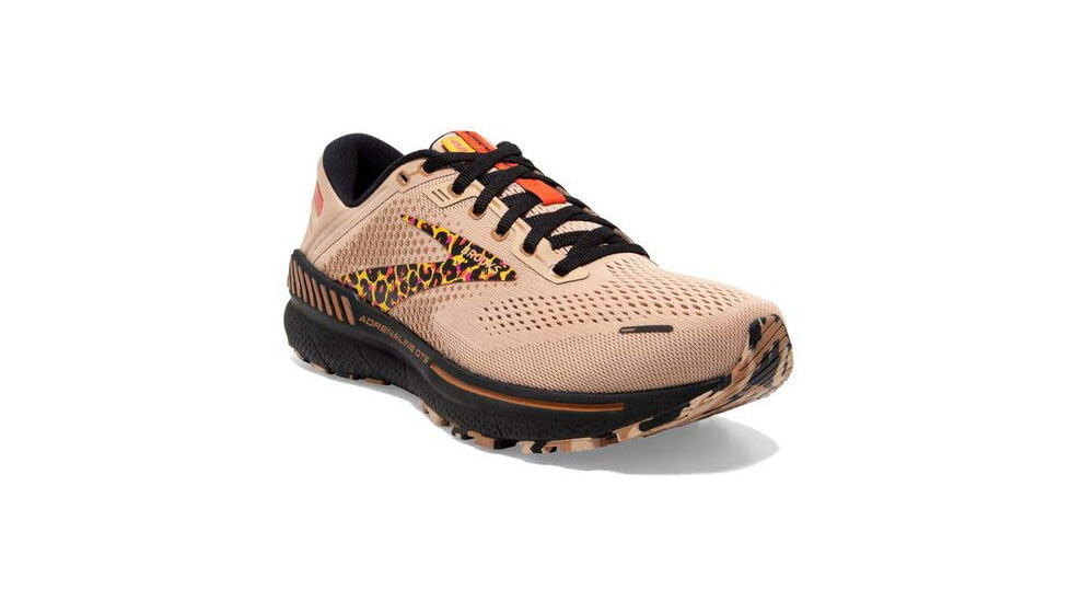Brooks Adrenaline GTS 22 Running Shoes - Womens, Medium, Ginger/Black/Citrus, 9.0, 1203531B215.090
