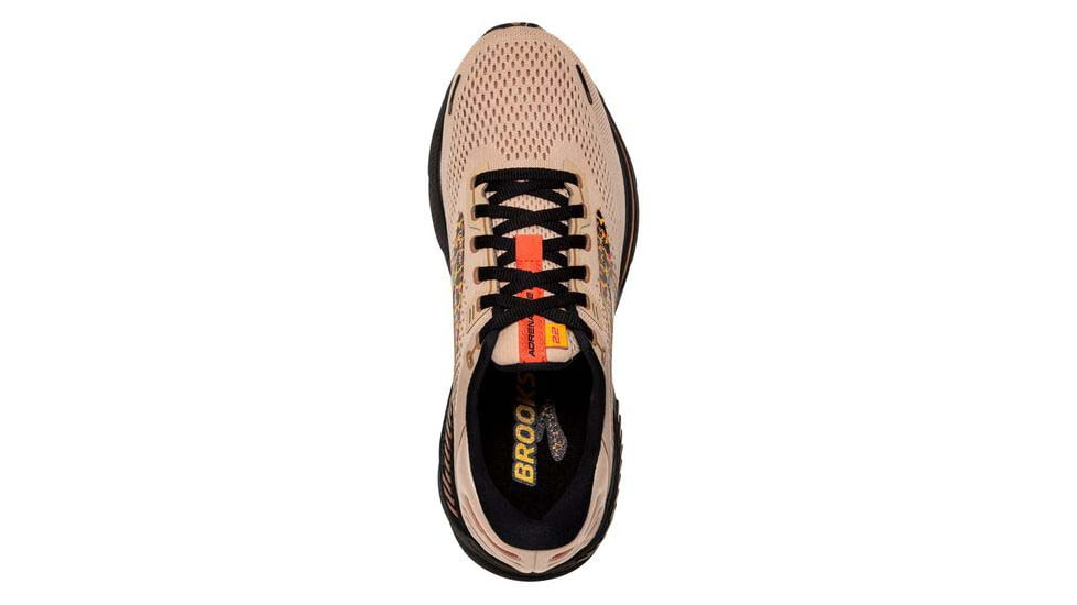 Brooks Adrenaline GTS 22 Running Shoes - Womens, Medium, Ginger/Black/Citrus, 9.0, 1203531B215.090