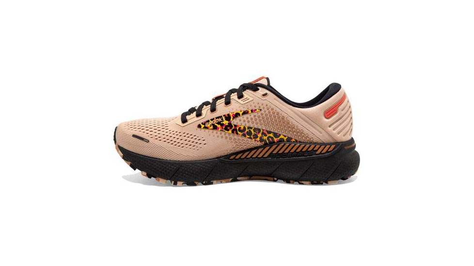 Brooks Adrenaline GTS 22 Running Shoes - Womens, Medium, Ginger/Black/Citrus, 9.0, 1203531B215.090