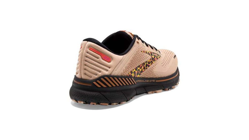 Brooks Adrenaline GTS 22 Running Shoes - Womens, Medium, Ginger/Black/Citrus, 9.0, 1203531B215.090