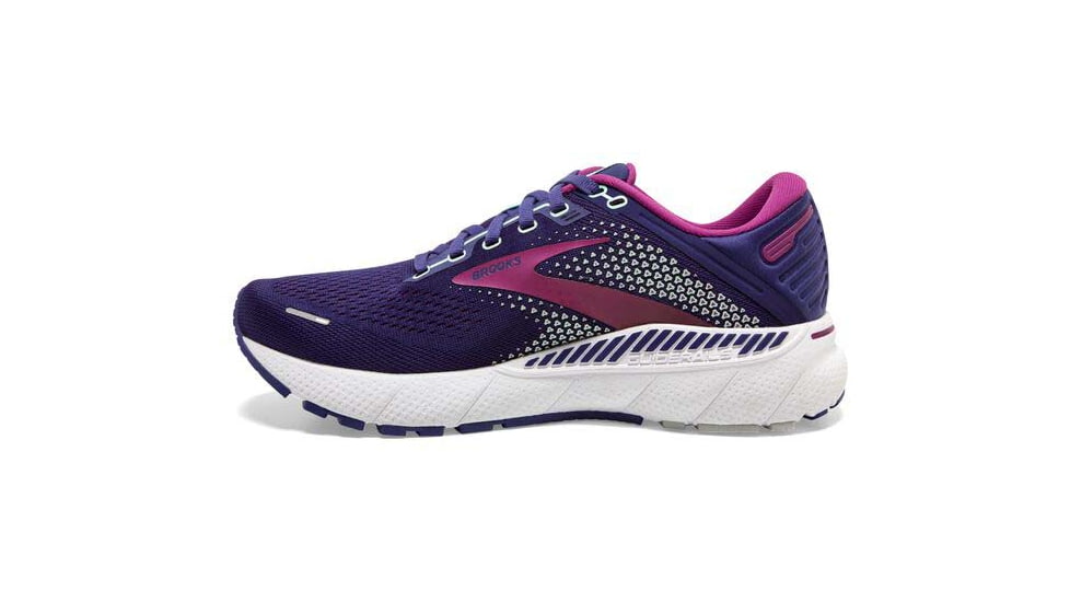 Brooks Adrenaline GTS 22 Running Shoes - Womens, Medium, Navy/Yucca/Pink, 6.0, 1203531B403.060