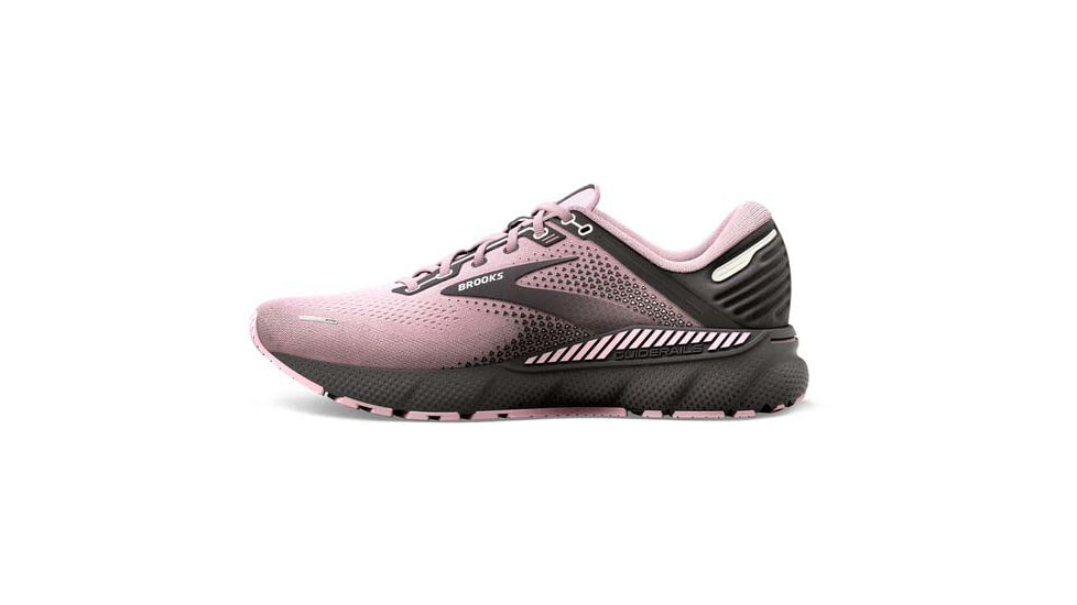 Brooks Adrenaline GTS 22 Running Shoes - Womens, Medium, Pink/Blackened Pearl, 9.0, 1203531B678.090