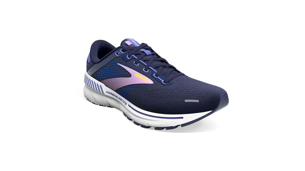 Brooks Adrenaline GTS 22 Running Shoes - Womens, Medium, Peacoat/Blue Iris/Rhapsody, 6.5, 1203531B514.065