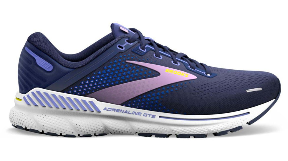 Brooks Adrenaline GTS 22 Running Shoes - Womens, Medium, Peacoat/Blue Iris/Rhapsody, 6.5, 1203531B514.065