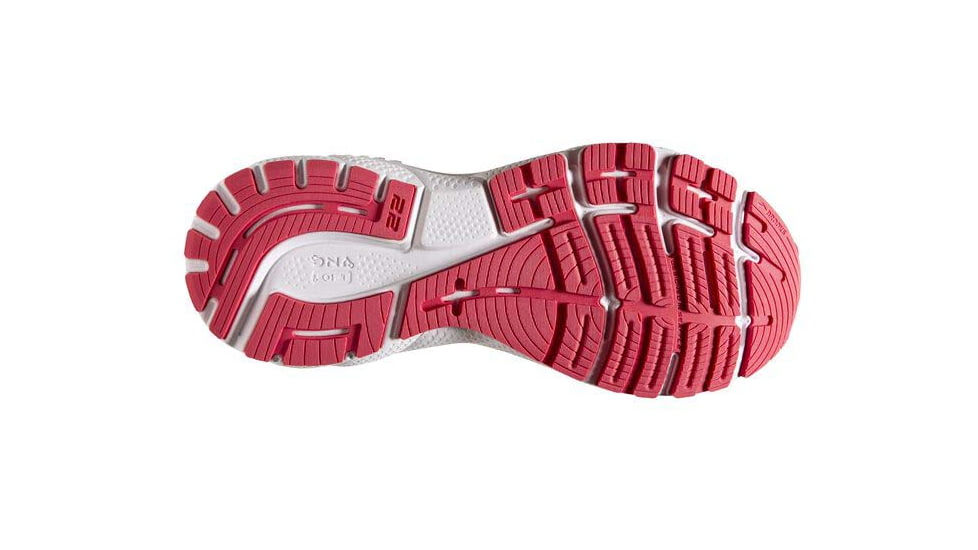 Brooks Adrenaline GTS 22 Running Shoes - Womens, Medium, Black/Purple/Coral, 5.0, 1203531B080.050