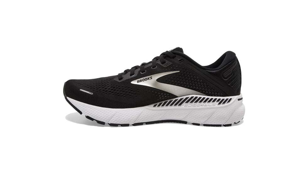 Brooks Adrenaline GTS 22 Running Shoes - Womens, Medium, Black/Silver/Anthracite, 10.5, 1203531B043.105
