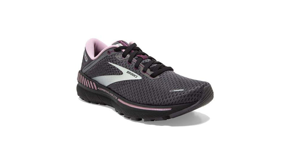 Brooks Adrenaline GTS 22 Running Shoes - Womens, Medium, Pearl/Black/Metallic, 11.5, 1203531B015.115