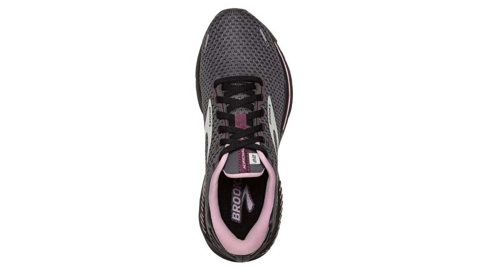Brooks Adrenaline GTS 22 Running Shoes - Womens, Medium, Pearl/Black/Metallic, 11.5, 1203531B015.115