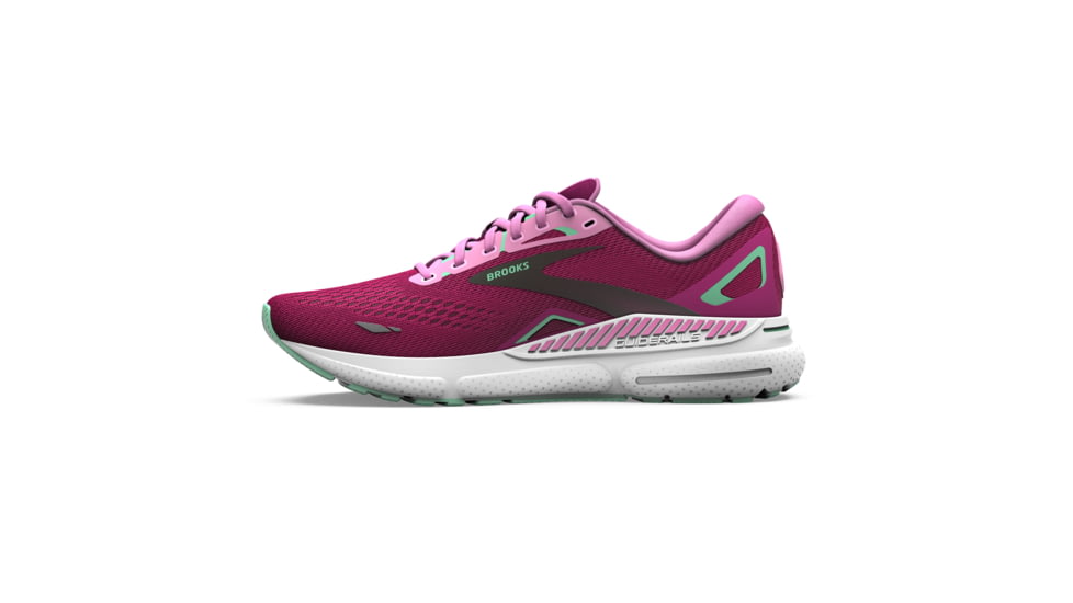 Brooks Adrenaline GTS 23 Running Shoes - Womens, Pink/Festival Fuchsia/Black, 6 Narrow, 1203811B639.060