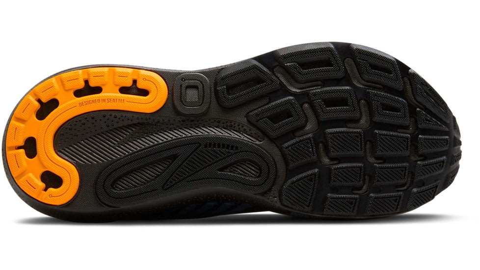 Brooks Adrenaline GTS 24 Road Running Shoes - Mens, Black/Country Blue/Orange, 9.0 US/Medium, 1104371D076.090