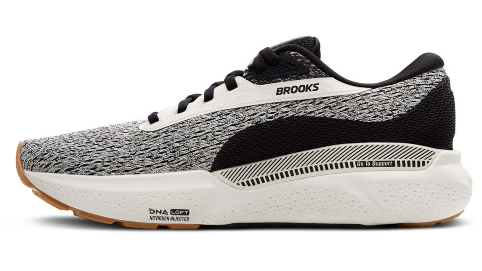 Brooks Adrenaline GTS 24 Road Running Shoes - Mens, Coconut/Black/Biscuit, 9.0 US/Medium, 1104371D132.090