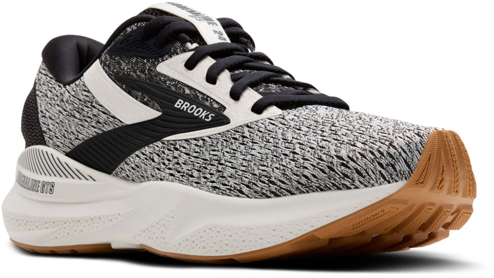 Brooks Adrenaline GTS 24 Road Running Shoes - Mens, Coconut/Black/Biscuit, 9.0 US/Medium, 1104371D132.090