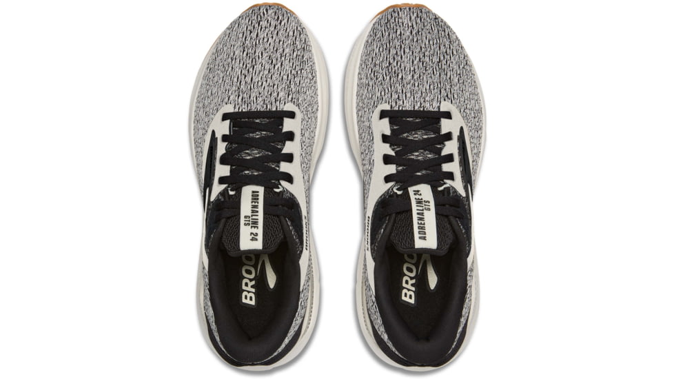 Brooks Adrenaline GTS 24 Road Running Shoes - Mens, Coconut/Black/Biscuit, 9.0 US/Medium, 1104371D132.090