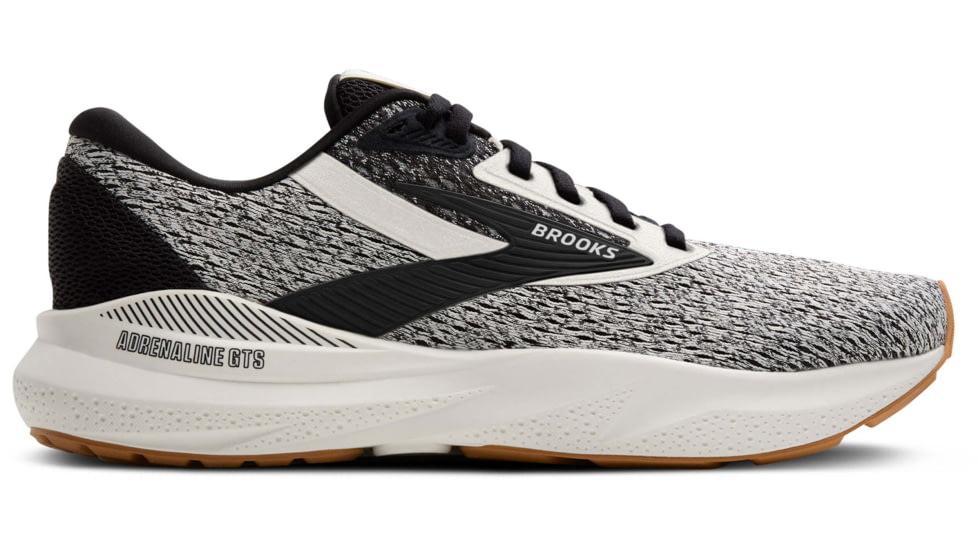 Brooks Adrenaline GTS 24 Road Running Shoes - Mens, Coconut/Black/Biscuit, 9.0 US/Medium, 1104371D132.090
