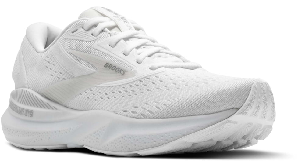 Brooks Adrenaline GTS 24 Road Running Shoes - Womens, White/Oyster/Alloy, 6.0 US/Medium, 1204261B148.060