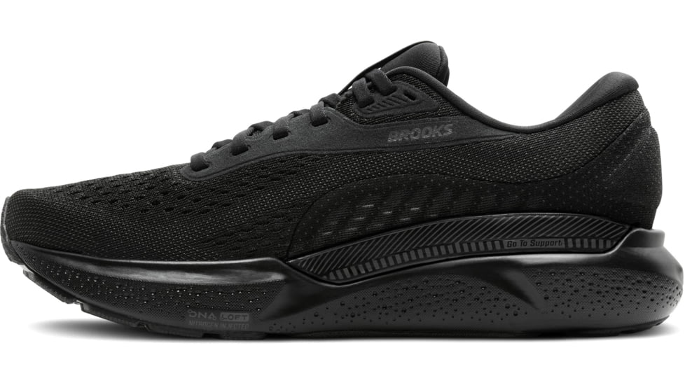 Brooks Adrenaline GTS 24 Running Shoes - Mens, Black/Black/Ebony, 9 US, 1104371D020.090