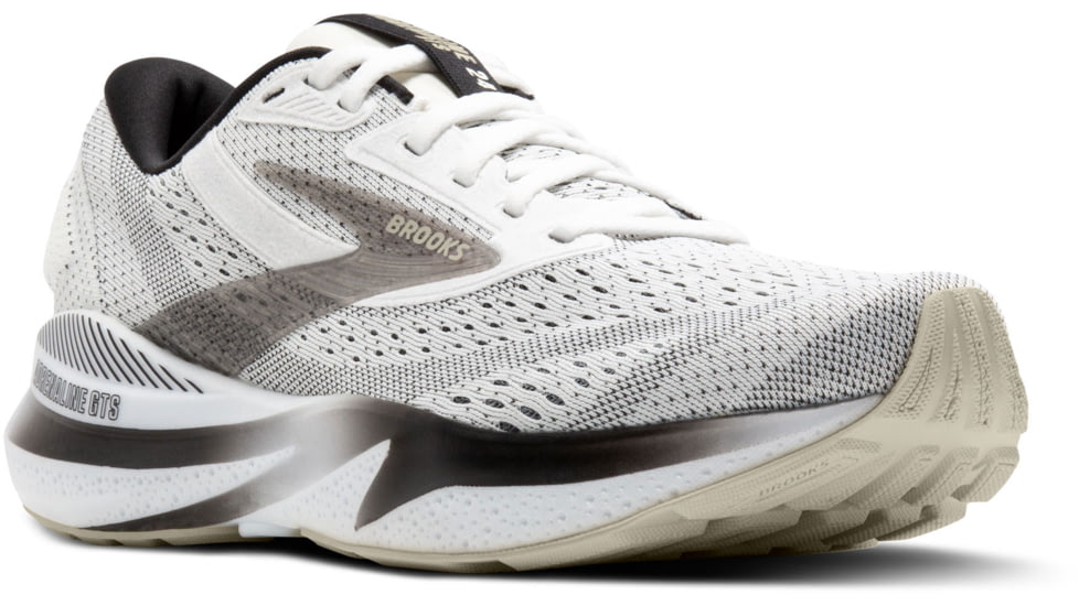 Brooks Adrenaline GTS 24 Running Shoes - Mens, White/Black/Pelican, 12 US, 1104371D126.120