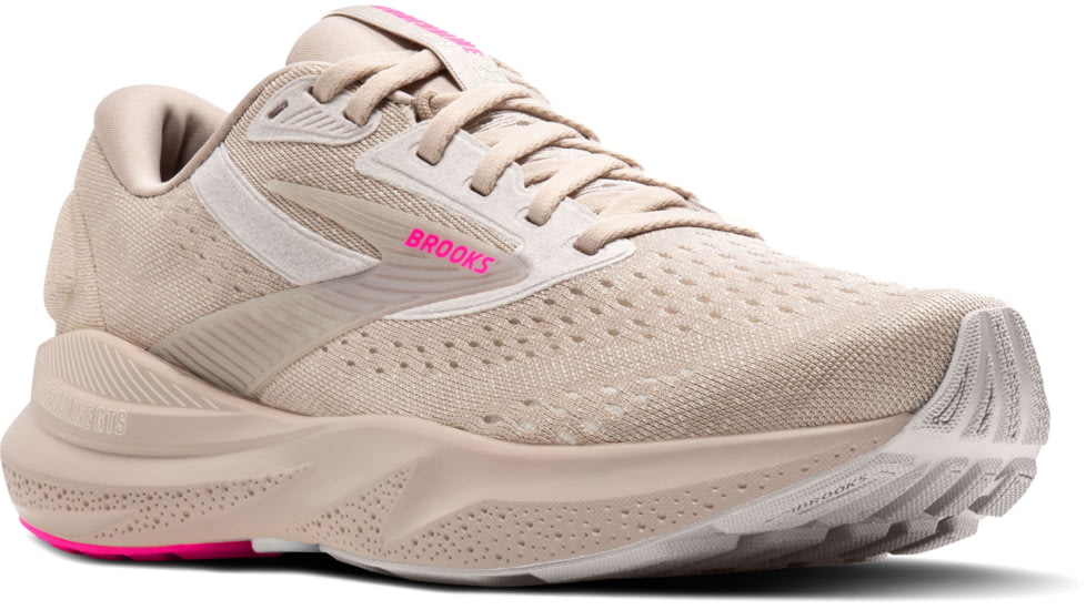 Brooks Adrenaline GTS 24 Running Shoes - Womens, Chateau Grey/Coconut/Pink, 8 US, 1204261B159.080