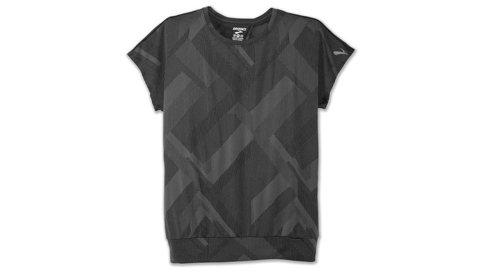 Brooks Array Short Sleeve - Womens, Asphalt Eclipse Jacquard, Large, 221340018.035