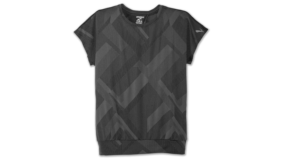 Brooks Array Short Sleeve - Womens, Asphalt Eclipse Jacquard, Small, 221340018.025