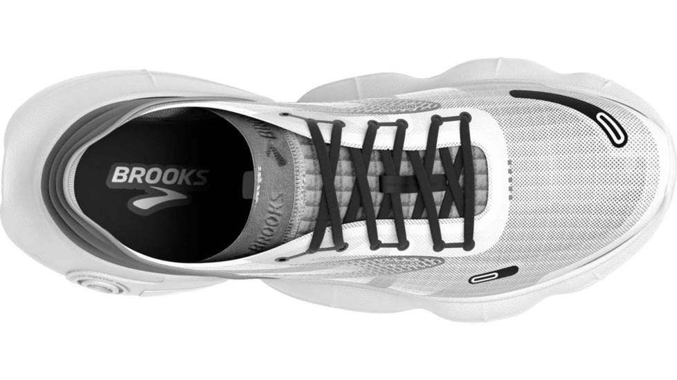 Brooks Aurora-BL Running Shoes - Womens, Medium, White/Alloy/Black, 8.5, 1203541B108.085