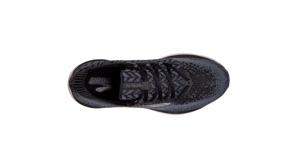 Brooks Bedlam - Womens, Black/Black/Rose, Medium, 9.0, 1202721B049.090