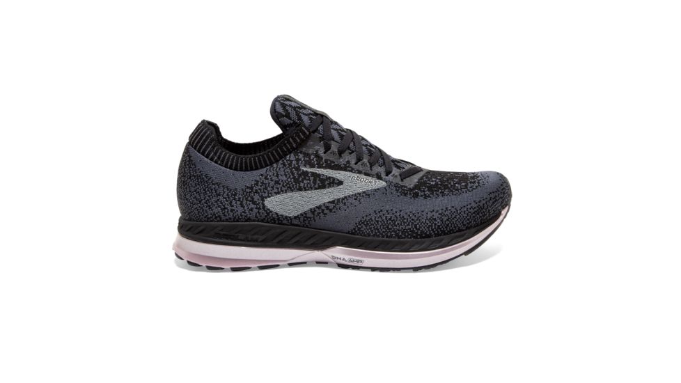 Brooks Bedlam - Womens, Black/Black/Rose, Medium, 9.0, 1202721B049.090