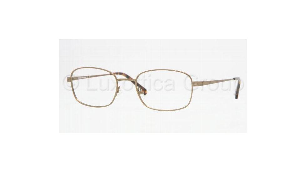 Brooks Brothers BB3010 SV Prescription Eyeglasses Gold Frame / 52 mm Prescription Lenses, 1001-5219