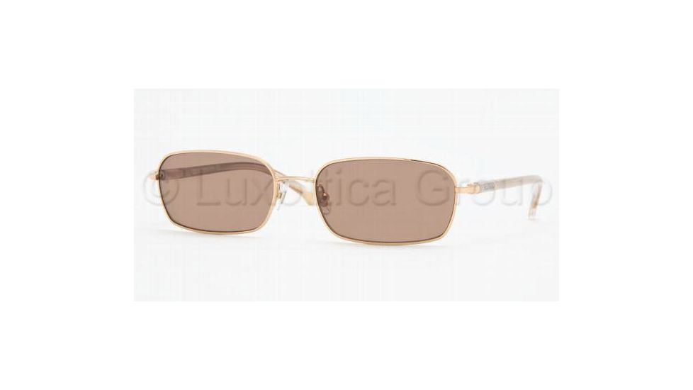 Brooks Brothers BB470S Progressive Sunglasses - Gold Frame / 56 mm Prescription Lenses, 100173-5617