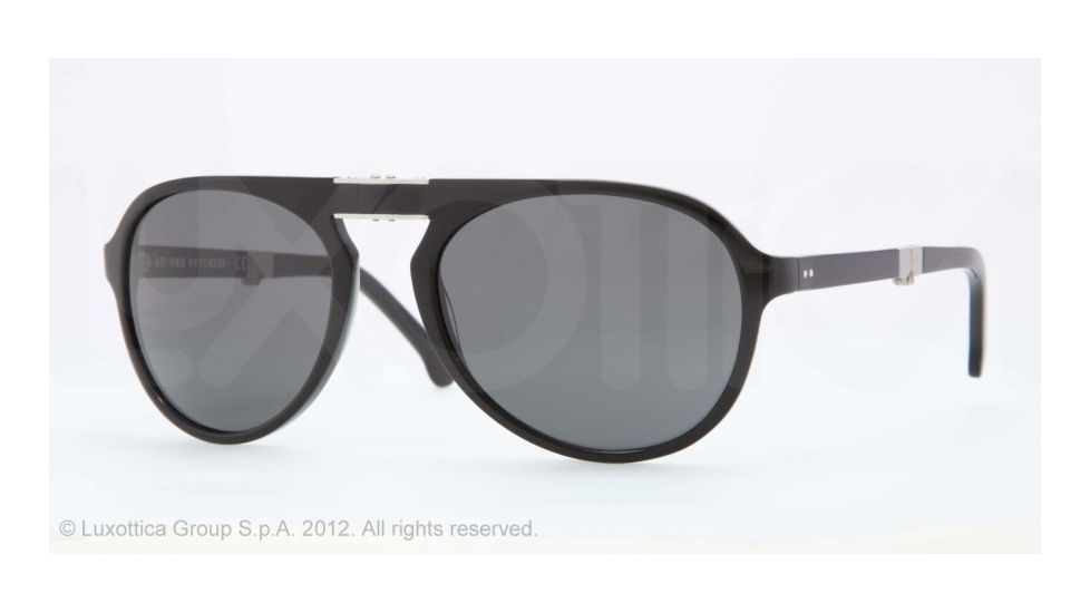 Brooks Brothers BB 5009 BB5009 Bifocal Prescription Sunglasses BB5009-600011-58 - Lens Diameter 58 mm, Frame Color Black