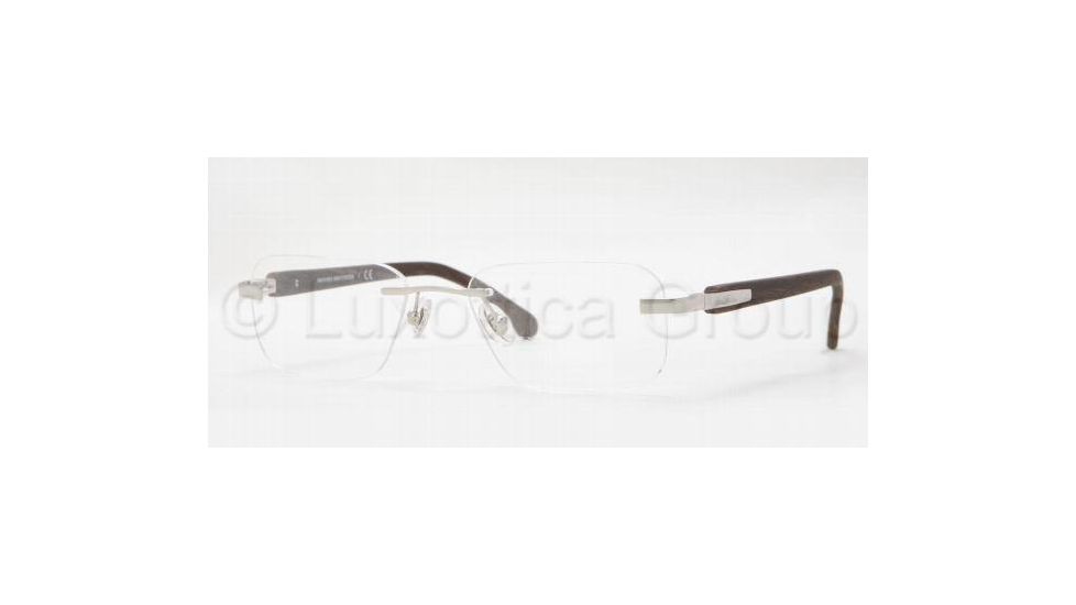 Brooks Brothers BB1007 Bifocal Prescription Eyeglasses 1558-5318 - Silver