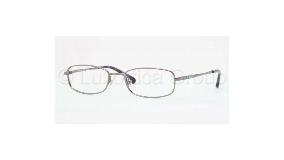 Brooks Brothers BB1009 BB1009 Progressive Prescription Eyeglasses 1567-4717 - Gunmetal Frame, Gray Gradient Lenses