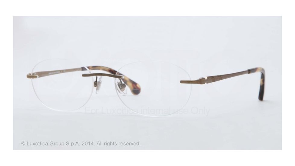 Brooks Brothers BB1023 Bifocal Prescription Eyeglasses 1641-52 - Antique Brass Frame