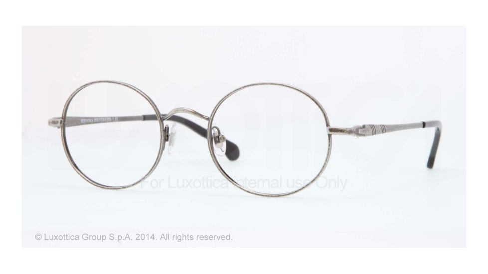 Brooks Brothers BB1025 Bifocal Prescription Eyeglasses 1561-48 - Antique Silver Frame