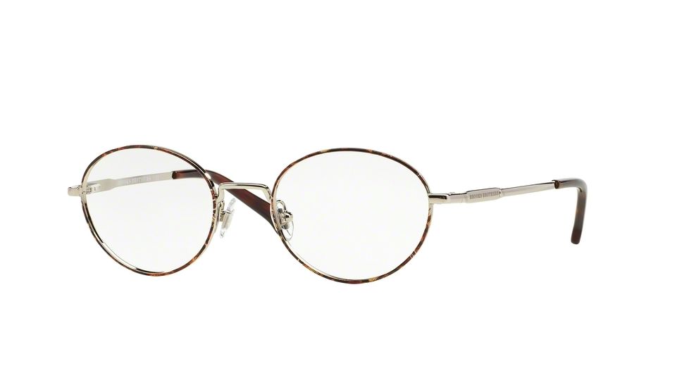 Brooks Brothers BB1032 Progressive Prescription Eyeglasses 1658-48 - Silver/Tort Frame