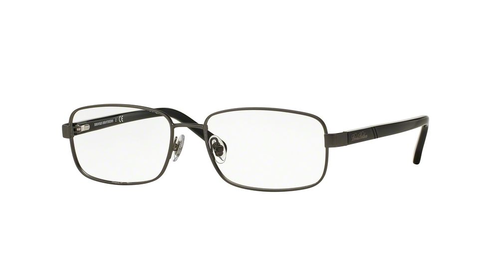 Brooks Brothers BB1045 Bifocal Prescription Eyeglasses 1670-53 - Dk Gunmetal/black Frame