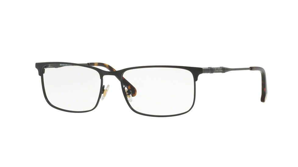Brooks Brothers BB1046 Progressive Prescription Eyeglasses, 53mm, Black, BB1046-1536-53-PRO