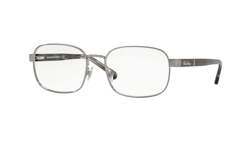 Brooks Brothers BB1059 Prescription Eyeglasses, 54mm, Brushed Gunmetal, BB1059-1150-54-SV