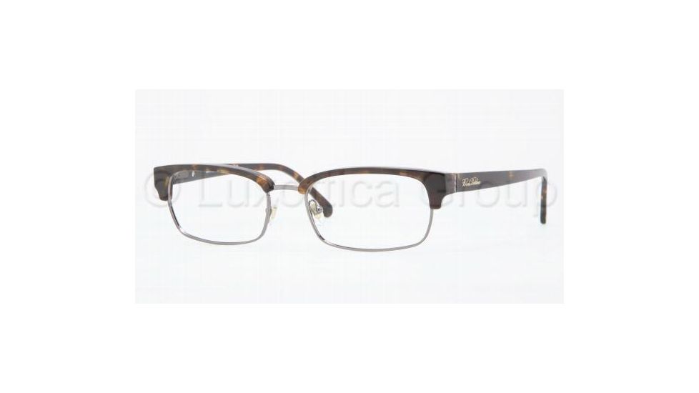 Brooks Brothers BB2002 Progressive Prescription Eyeglasses 6001-5218 - Dark Tortoise 