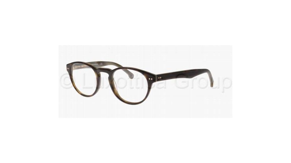 Brooks Brothers BB2004 Progressive Prescription Eyeglasses 6005-4620 - Tortoise/Horn 
