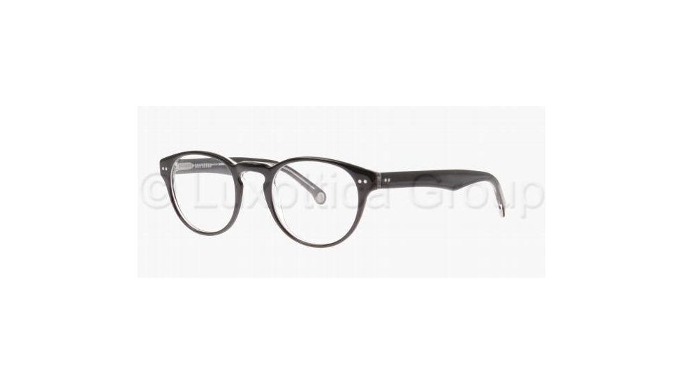 Brooks Brothers BB2004 Progressive Prescription Eyeglasses 6046-4620 - Black Crystal 