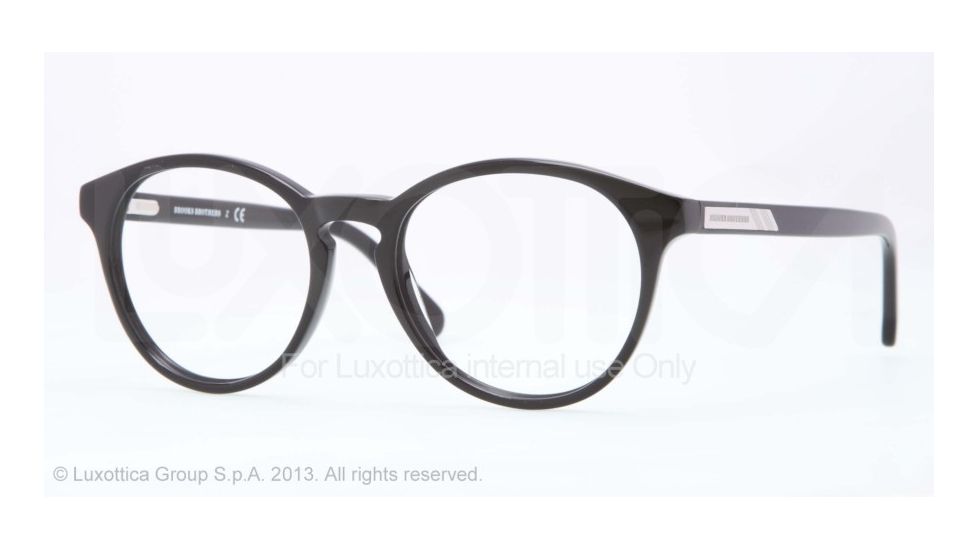 Brooks Brothers BB2018 Progressive Prescription Eyeglasses 6000-51 - Black Frame