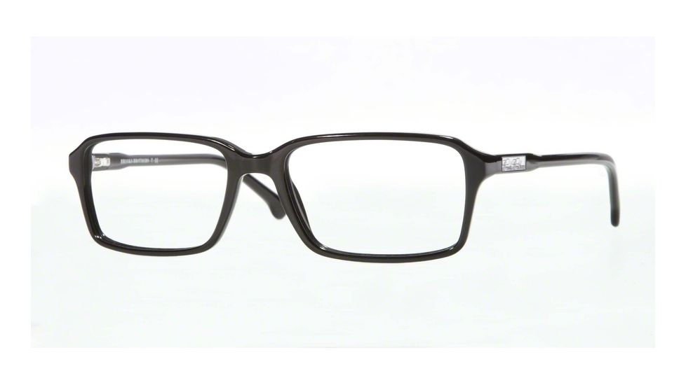 Brooks Brothers BB2021 Progressive Prescription Eyeglasses 6000-52 - Black Frame