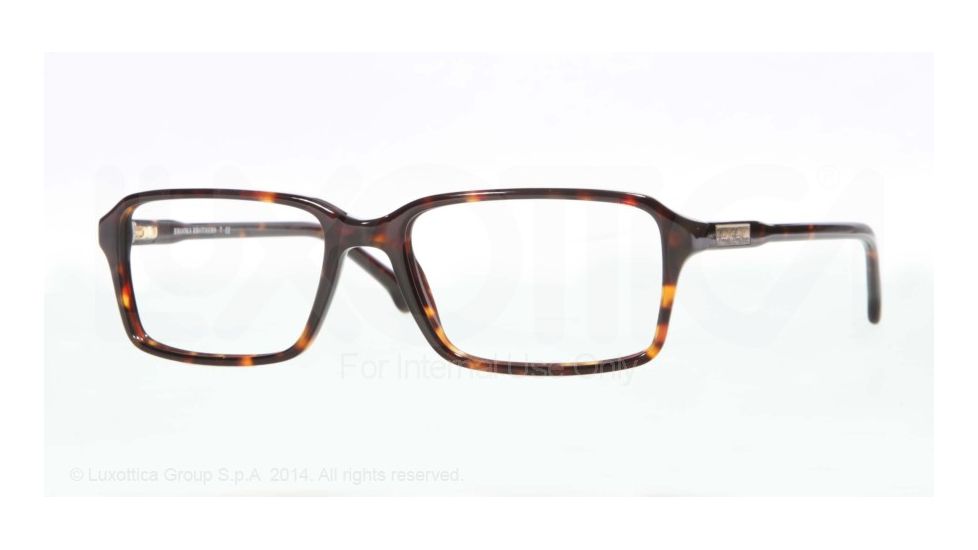 Brooks Brothers BB2021 Progressive Prescription Eyeglasses 6001-52 - Dark Tortoise Frame