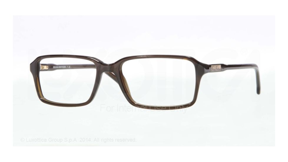 Brooks Brothers BB2021 Progressive Prescription Eyeglasses 6051-52 - Olive Matte Frame
